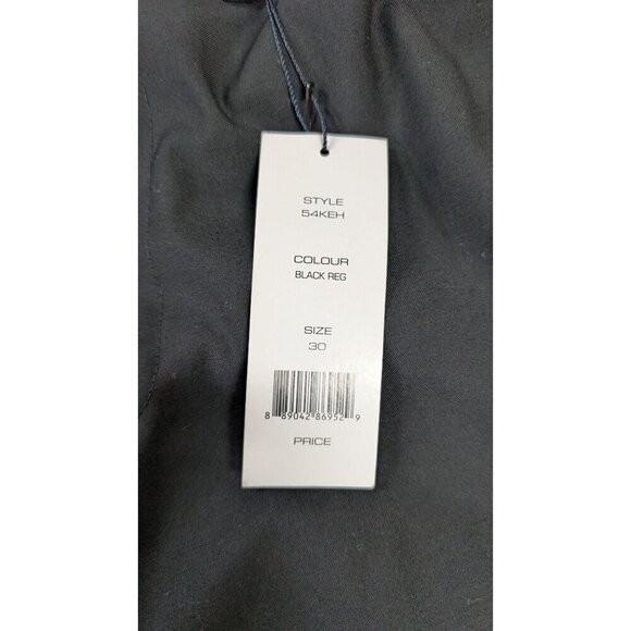 French Connection Pants Black Dress Business Formal Slim Mens Size 30x30 - Picture 7 of 11